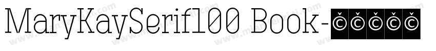 MaryKaySerif100 Book字体转换